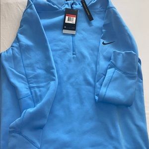 Baby blue Nike Quarter Zip-up jacket